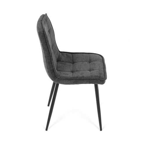 Jídelní židle, šedá, látka, CT-G2048 GREY2