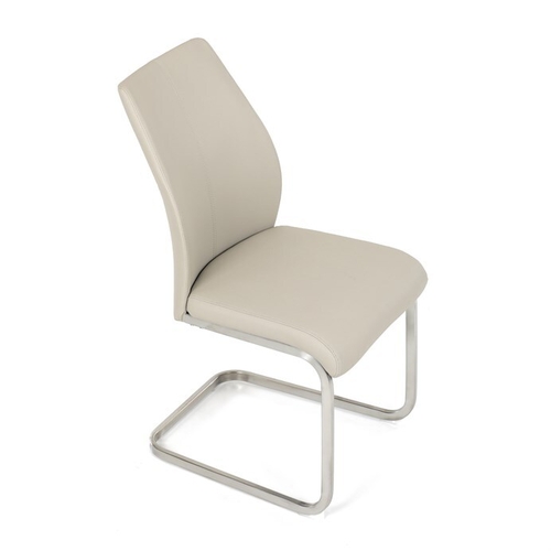 Jídelní židle, krémová, ekokůže, DCL-D1277 CRM