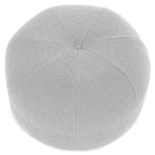 Taburet, šedá, látka bouclé, AK-307 GREY2