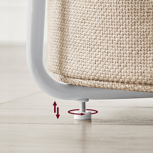 Odkládací stolek 45x45x50cm, mdf, bílá, AKF-E1023 WT