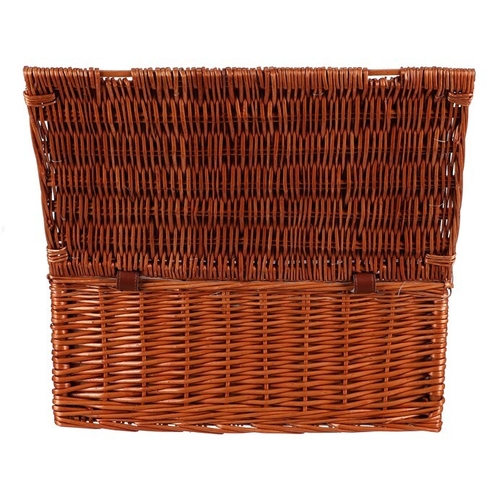 Koš piknikový - s vybavením pro 4 osoby, proutěný, barva hnědá