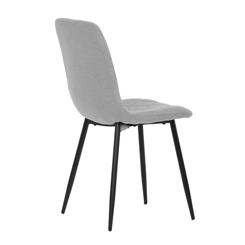Jídelní židle, šedá, látka, CT-283 SIL2