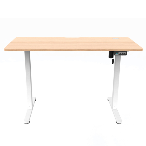 Ergonomický stůl s plynulou regulací výšky 120x60cm, melamin, dub, LT-H2210 OAK