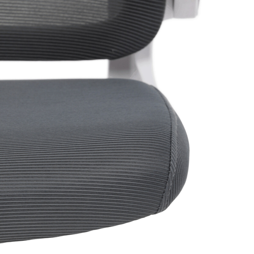 Kancelářská židle, houpací mechanismus, šedá síťovina, KA-Q843 GREY