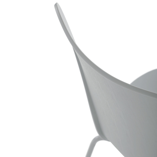 Jídelní židle, šedá, plast, CT-X7034 GREY