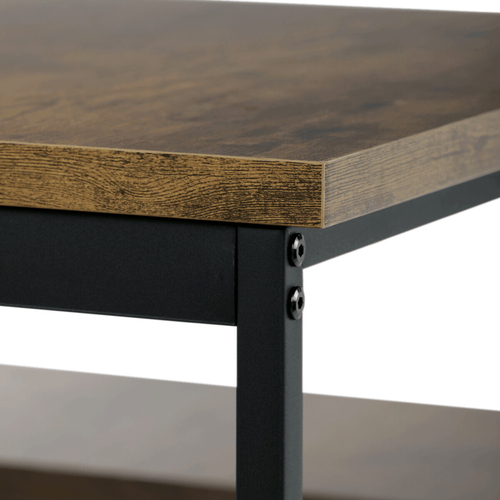 Jídelní set s 2 lavicemi, 110x60x75cm, mdf, old wood, AUT-G1175 OLW