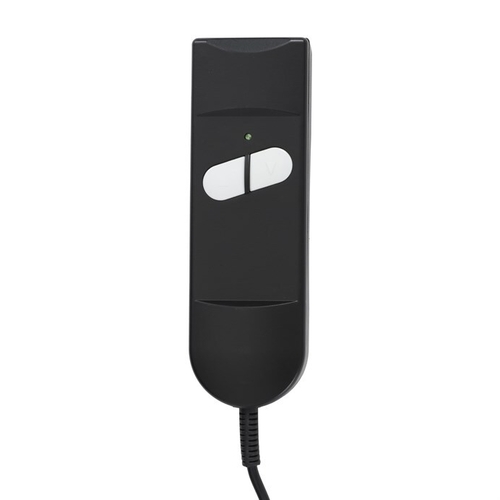 Polohovací křeslo, elektrické kabelové ovládání, šedá, látka, TV-5482 GREY2
