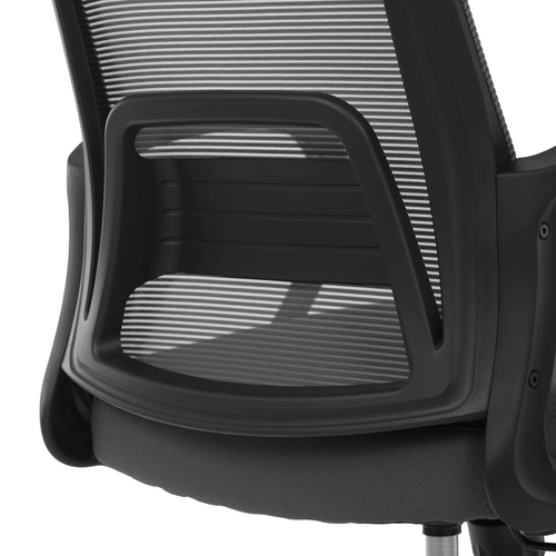 Kancelářská židle, houpací mechanismus, šedá síťovina, KA-S3015 GREY