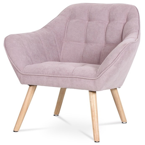 Křeslo, růžová, látka, AK-321 PINK2