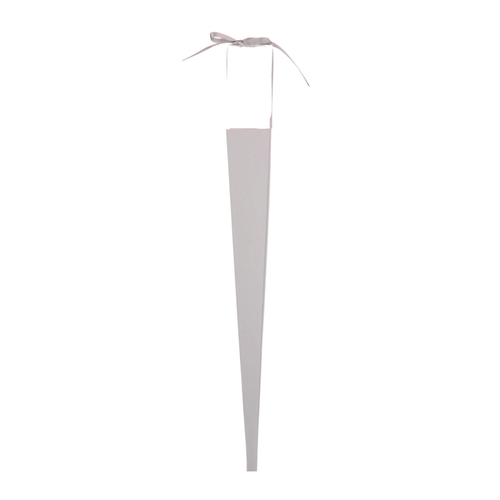 Flower box - papírový obal, šedá barva, cena za 1 ks