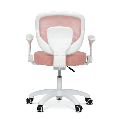 Dětská židle, výškově nastavitelná, růžová síťovina, KA-K1062 PINK