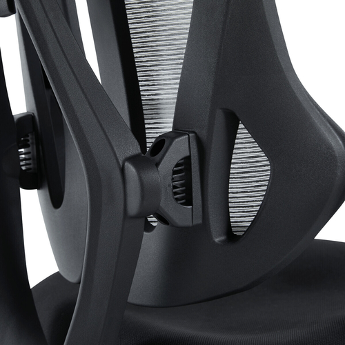 Kancelářská židle, synchronní mechanismus, šedá síťovina, KA-H3245 GREY