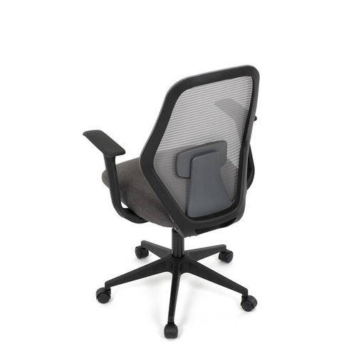 Kancelářská židle, houpací mechanismus, šedá síťovina, KA-V3149 GREY