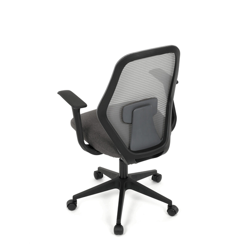 Kancelářská židle, houpací mechanismus, šedá síťovina, KA-V3149 GREY