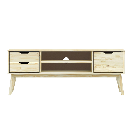 TV stolek 1 dveře + 2 zásuvky BONITO lak