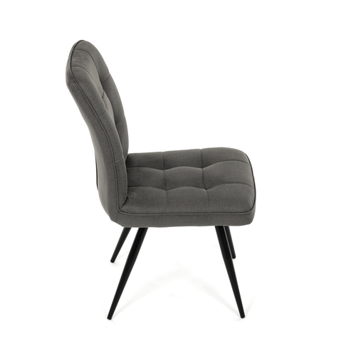 Jídelní židle, šedá, látka vintage, DCL-D1250 GREY3