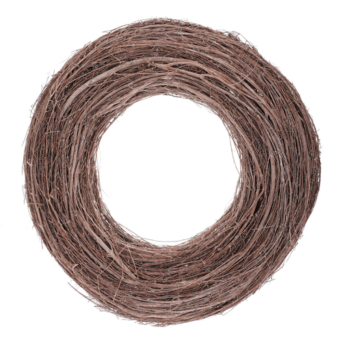 Věnec proutěný - pr. 80 cm, barva hnědá