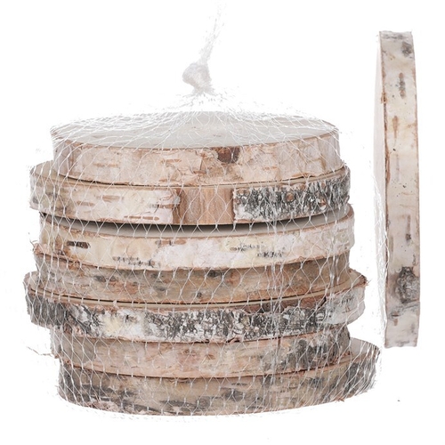 Březové kolečko - přírodní, cena za balení (8 ks)