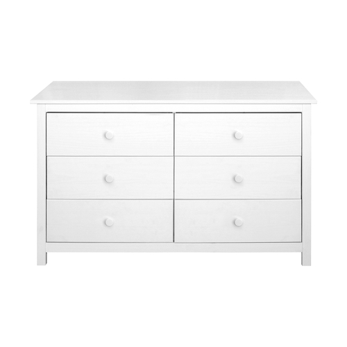 Komoda 6 zásuvek TORINO bílá