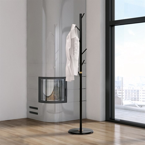 Věšák, masiv, černá, DR-N1006 BK