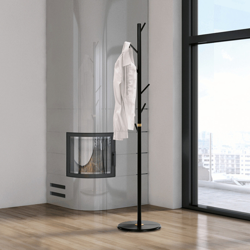 Věšák, masiv, černá, DR-N1006 BK