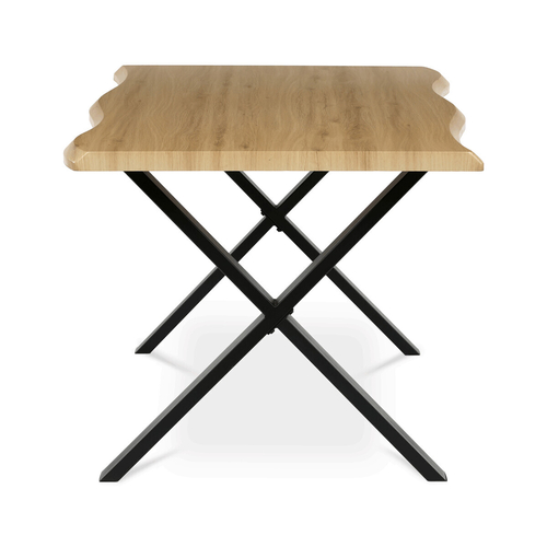 Jídelní stůl 180x90cm, mdf, divoký dub, HT-F4318 OAK