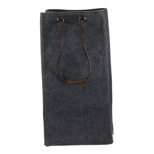 Koš prádelní - látkový, stahovací, modrá barva