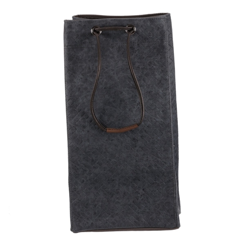 Koš prádelní - látkový, stahovací, modrá barva