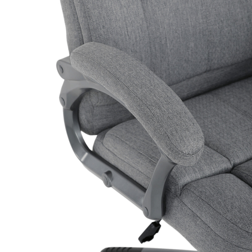Kancelářské křeslo, houpací mechanismus, šedá látka, KA-C715 GREY2