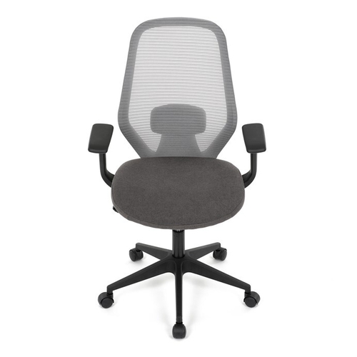 Kancelářská židle, houpací mechanismus, šedá síťovina, KA-V3149 GREY