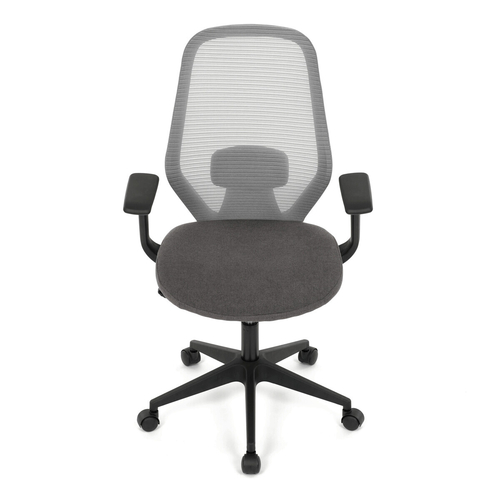Kancelářská židle, houpací mechanismus, šedá síťovina, KA-V3149 GREY