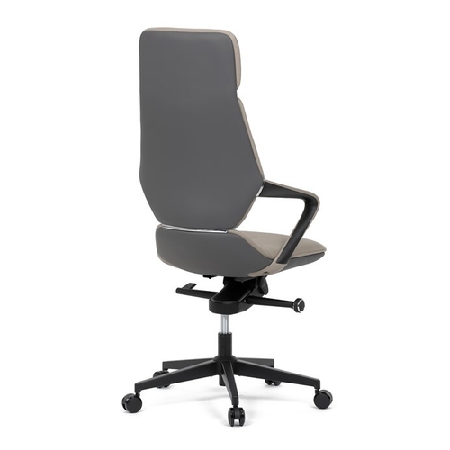 Kancelářské křeslo, houpací mechanismus, šedá ekokůže, KA-T8426 GREY