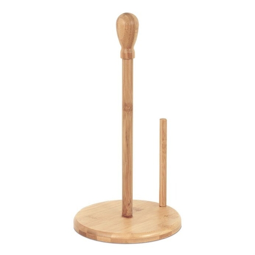 Stojan na papírové role - bambusový, barva přírodní