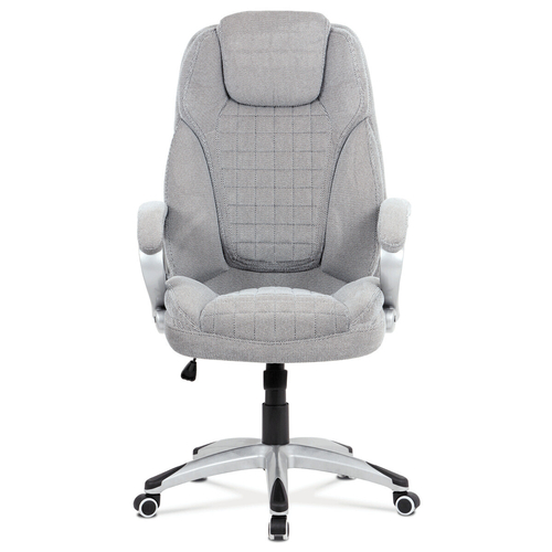 Kancelářské křeslo, houpací mechanismus, šedá, KA-G196 SIL2