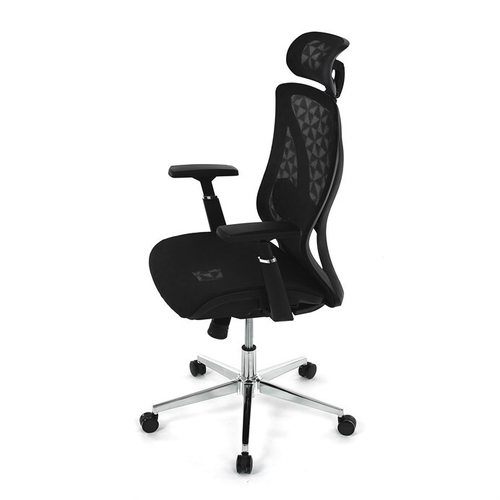 Kancelářská židle, synchronní mechanismus, černá síťovina, KA-S258 BK