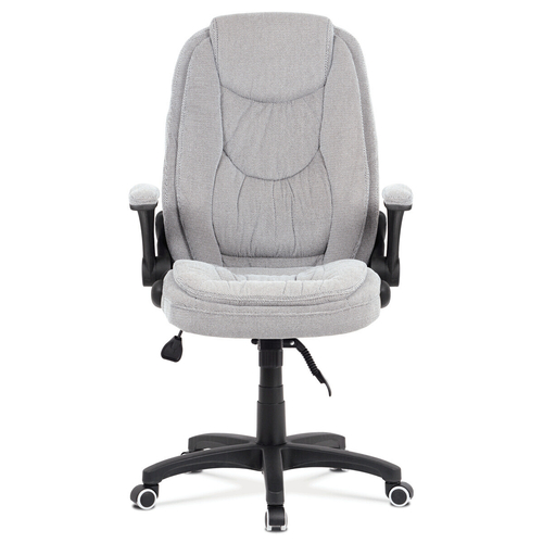 Kancelářské křeslo, houpací mechanismus, šedá látka, KA-G303 SIL2