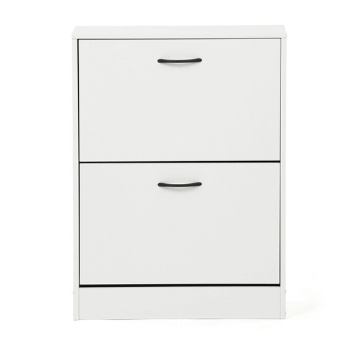 Botník, mdf, bílá, ABO-G1014 WT