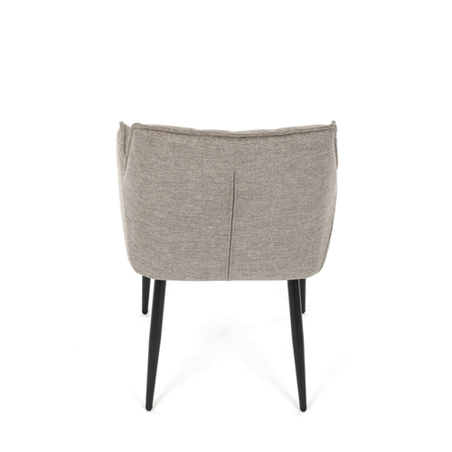 Jídelní židle, béžová, látka, DCH-J2139 LAN2