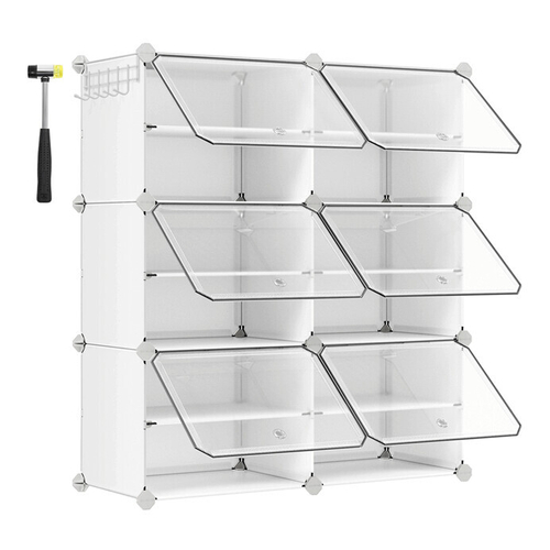 Botník, plast, bílá, ABO-E1033 WT