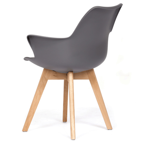Jídelní židle, šedá, plast, CT-771 GREY