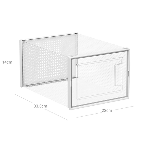 Botník, plast, bílá, ABO-E1008 WT