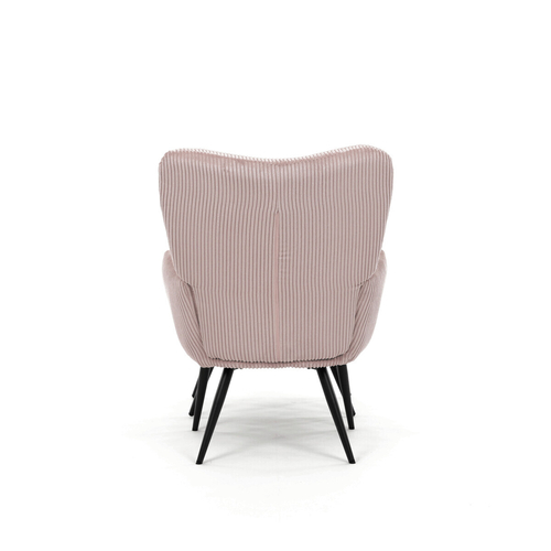 Relaxační křeslo, růžová, manšestrová látka, AK-L7285 PINK6