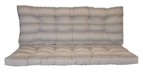 Polstr na zahradní houpačku 130 cm - látka Antik pruh