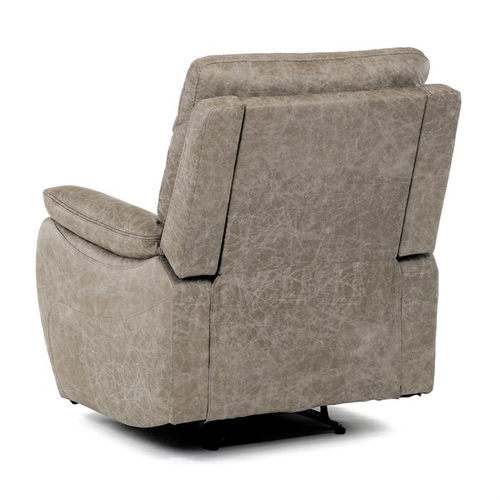 Polohovací křeslo, béžová, látka vintage, TV-4092 LAN3