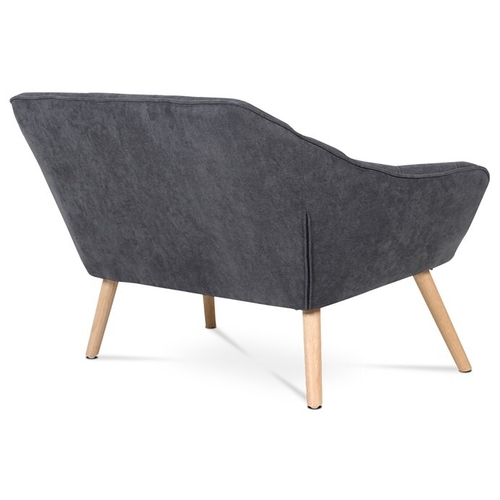 Dvoumístná pohovka, šedá, látka, AK-322 GREY2