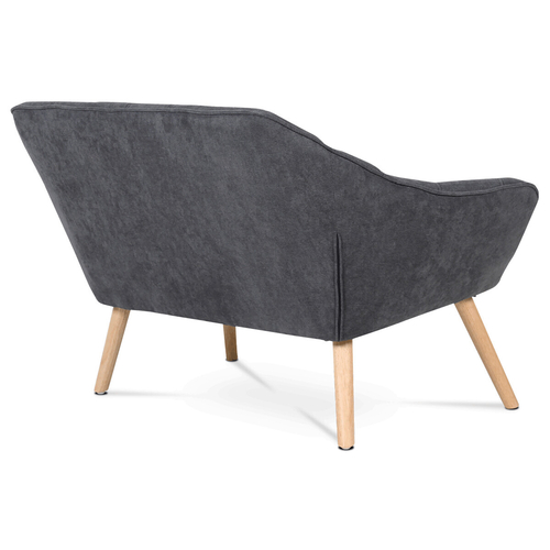 Dvoumístná pohovka, šedá, látka, AK-322 GREY2