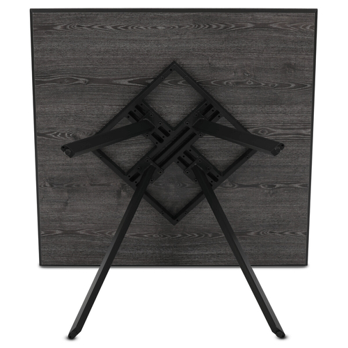 Jídelní stůl 90x90cm, lamino, šedý dub, HT-R5190 GREY