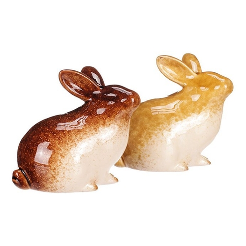 Zajíc - keramická figurka, mix 2 druhů, cena za 1 ks