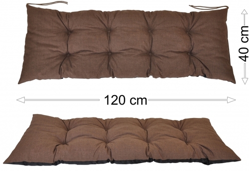 Podsedák 120x40 hnědý melír