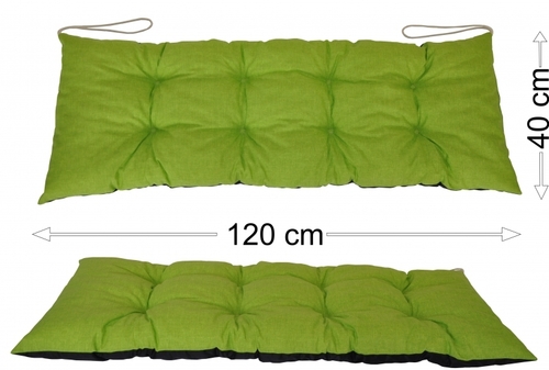 Podsedák 120x40 světle zelený melír